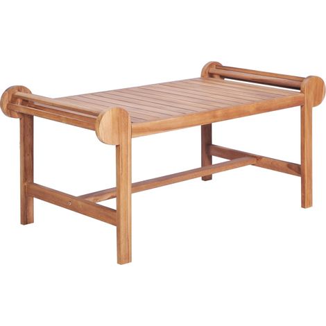 Couchtisch 100x50x45 cm Massivholz Teak