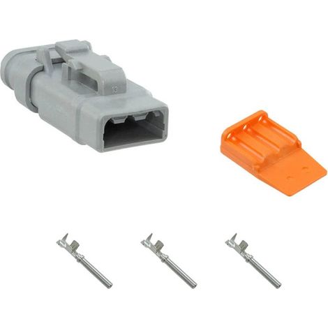 Kit Connettore Serie DTM Maschio 3 Vie E007