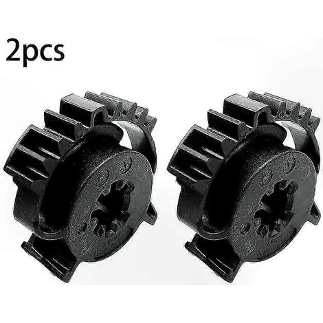 Lot de 2 engrenages de rechange pour actionneur de porte de mélange de chauffage/climatisation, compatibles avec les systèmes auxiliaires de chauffage des SUV 2011-2016, noirs. (1/5)