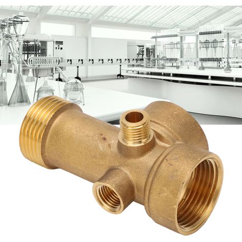 Raccord en laiton à 5 voies pour tuyau d'eau, pompe à eau, connecteur de vanne, adaptateur filetage G1/4" G1". (1/5)