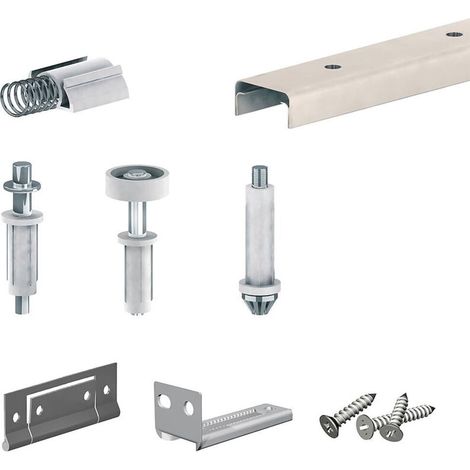 VURAHOME – 4er-Set Doppelrollen 23 mm – Zinklegierung – Geräuscharme Rollen für Schiebetüren in der Dusche – Einfache Montage (1/5)