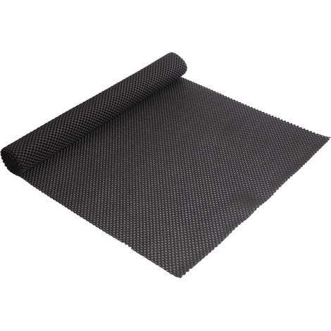 Tapis Antidérapant Multiusage PVC Noir Protection Sol et Surface Doublure (1/5)
