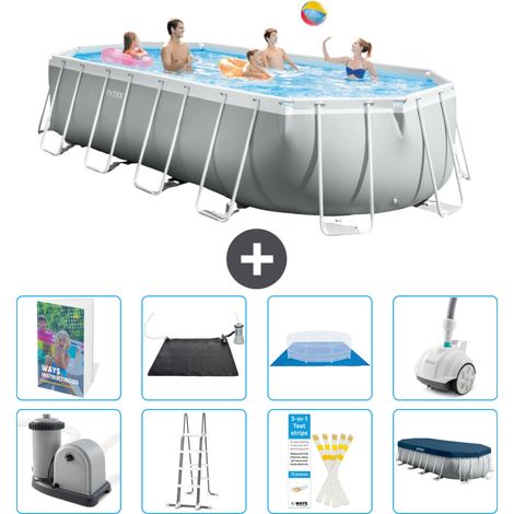 Prism Frame Pool Oval - 610x305x122 cm - 9-teilig S600
