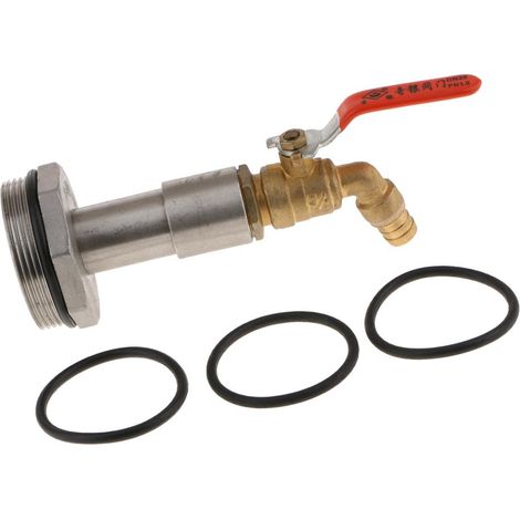 Robinet De Sortie De Remplacement De Baril De Tonne D'acier Inoxydable Pour L'eau D'huile (1/5)