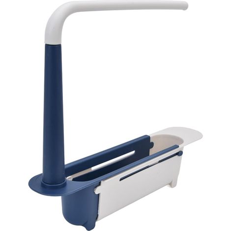 1 Support De Rangement Télescopique, Organisateur Réglable En Pp, Pour Évier De Cuisine