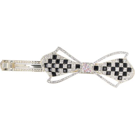 Pinces à cheveux à nœud, 4 styles différents, jolies, pratiques et élégantes, pour décorer les cheveux ou offrir en cadeau. Nœud classique. (Prix : 2797) (1/5)
