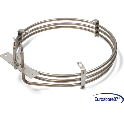 Resistenza professionale forno 2900w unox krs020 flangia: 100x22mm. Fori: 86mm. (1/4)