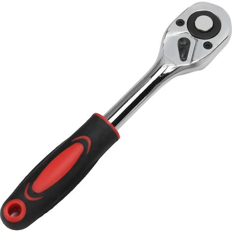 Schnellratschenschlüssel-Set, 24 Zähne, Chrom-Vanadium-Stahl, Steckschlüssel, Werkstatt-Reparaturwerkzeug, 3/8 Zoll (1/5)