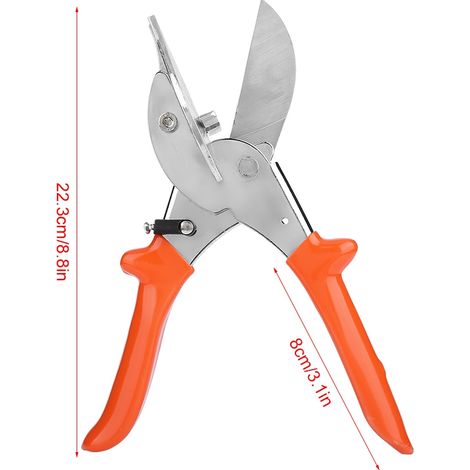 Ciseaux d'angle multifonctionnels pour gouttière métallique (1/4)