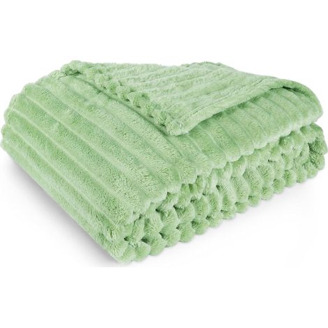 Flauschige Decke, Plüschdecke für Sofa, Tagesdecke und Sofabezug, dicker, weicher und flauschiger Plüschüberwurf für Mutter, Ehefrau und Freundin (100 × 120 cm) (1/5)