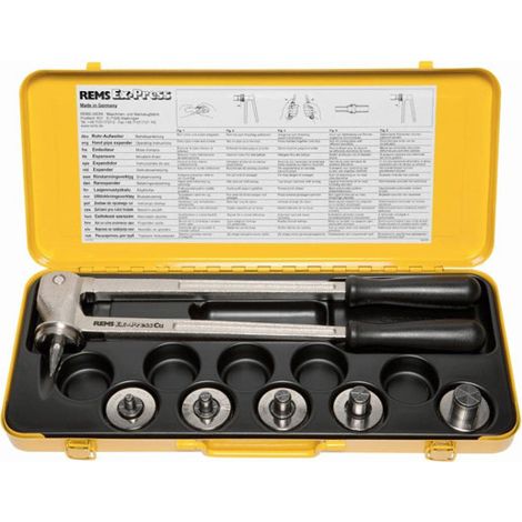 Coffret pince à emboîture REMS EX-press Cu (1/3)