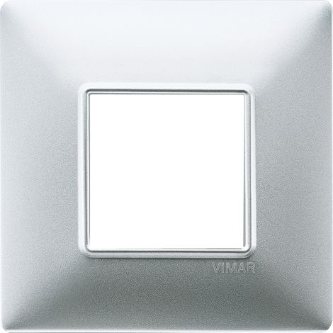 VIMAR - 14647.20 Placca 2M BS argento opaco
