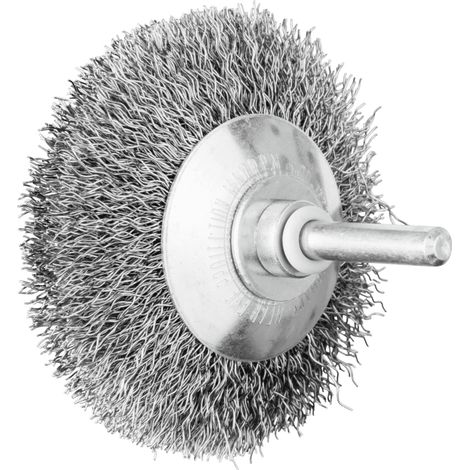 PFERD TOOLS Kegelbürste ungezopft KBU Ø70x10mm Schaft-Ø6 mm Stahl-Draht-Ø0,30 10 Stk