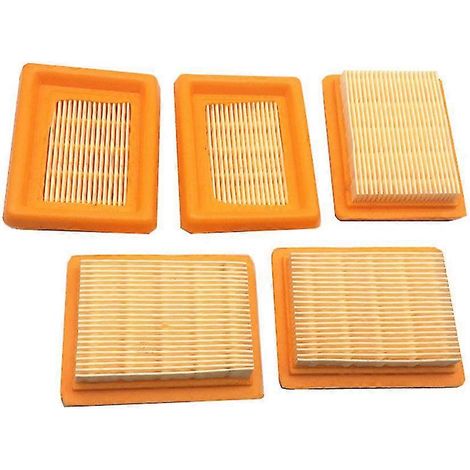 Lot de 5 filtres à air 4134 141 0300 pour tronçonneuses Stihl 41341410300 (compatibles avec les modèles Stihl FS120, FS200, FS250, FS300, FS350, FS400 et FS450) (1/5)