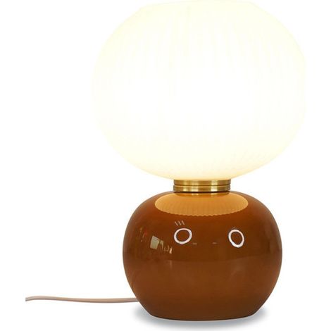 Lampe de chevet en verre marron Adonis (1/3)
