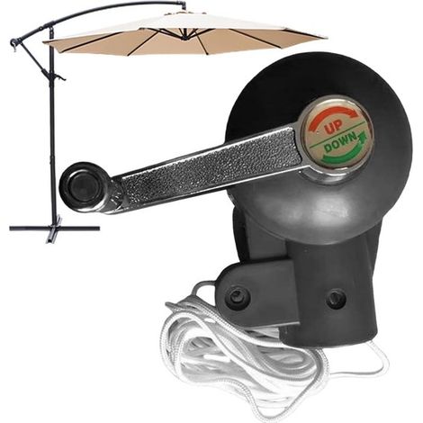 Ersatzteile für Sonnenschirmkurbel Sonnenschirmkurbel Griff Griff für Sonnenschirmkurbelmechanismus Sonnenschirmzubehör Kurbelgriffset Sonnenschi (1/5)