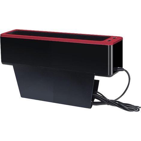 Auto-Brillen-Organizer-Box, multifunktionaler Sitz-Fugendüse Wiederverwendbares Fahrzeug-Innenzubehör, Konsolen-Seitentaschen-Organizer für Schlüssel, Telefone (1/5)