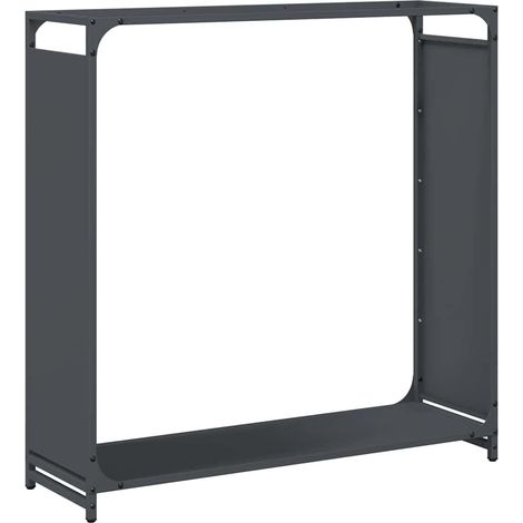 Maison Exclusive - Leñero antracita 90x28x90 cm Acero laminado en