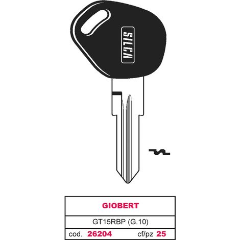 Silca CHIAVE PER AUTO ASC GT15RBP (G.VAK 0) GIOBERT 5.00 pz