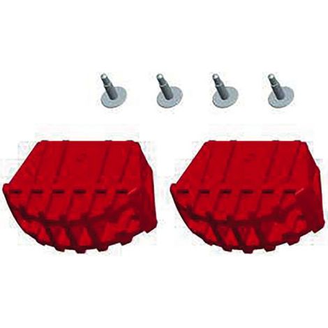 Spielset aus 2 Gleitern für Trittstufe 55 x 22 mm - Tubesca
