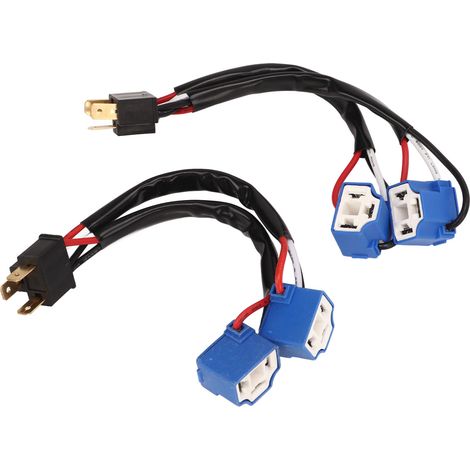 Un connecteur de faisceau de câblage H4 9003, répartiteur mâle-femelle à 2 voies, adapté aux prises de câble LED pour camions et camionnettes. (1/5)