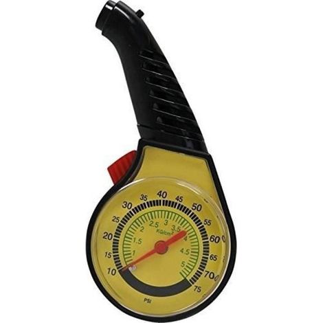 Testeur de pression des pneus - - Force Homme 2104 - Noir - Facile d'utilisation - Pression optimale