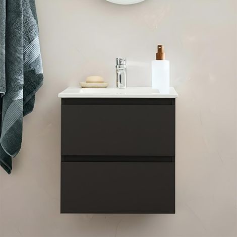 Waschtisch 45cm und verchromte Armatur SORRENTO (1/5)
