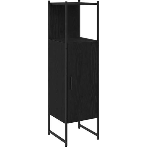 Maison Exclusive - Badezimmermöbel-Set Schwarz Eichen-Optik 33 x