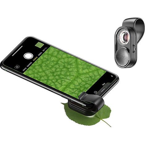 microscope De Poche Pour Enfant 100x, Micro-scope Numrique Usb Avec 6 Lumires Led, Loupe Bijoutier Pour Adultes, Objectif Macro Pour Smartphone Ip (1/5)