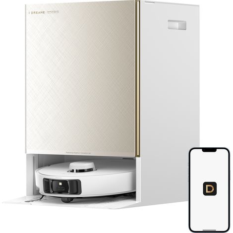 DREAME - Matrix10 Pro - Aspirazione Vormax da 30.000 Pa, Robot Aspirapolvere e Lavapavimenti, Base di ricarica multiuso per mocio, Lavaggio con acqua calda a 40 掳C (1/5)