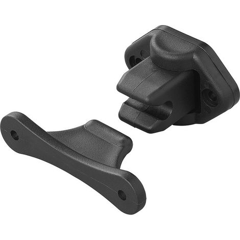 Arret de porte battante 2 parties noir pour caravanecamping car (1/5)