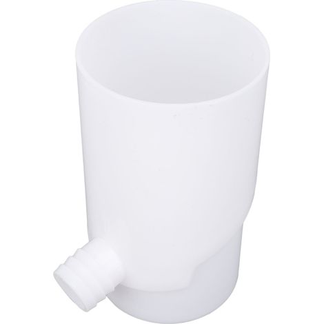 10 cm Système de récupération d'eau de pluie déviateur de gouttière circulaire performant pour systèmes d'arrosage aquariums blanc (1/5)