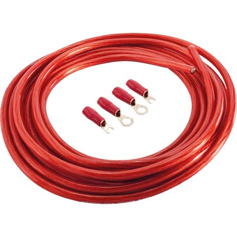 Sinuslive Car HiFi Stromkabel-Set 16 mm² vergoldet