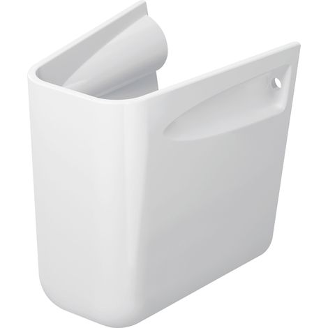 Duravit D-Code semipedestal, 245x268, para lavabos, blanco alto (1/5)