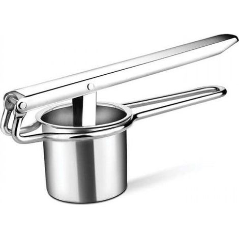 Schiacciapatate inox pesante Svanera foro mm 3