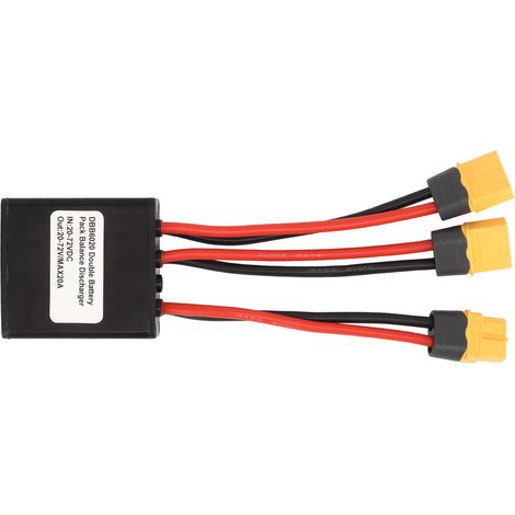 Doppelbatterie-Entladewandler für E-Bikes, 20V-72V 20A Doppelbatterie-Parallelmoduladapter (1/4)