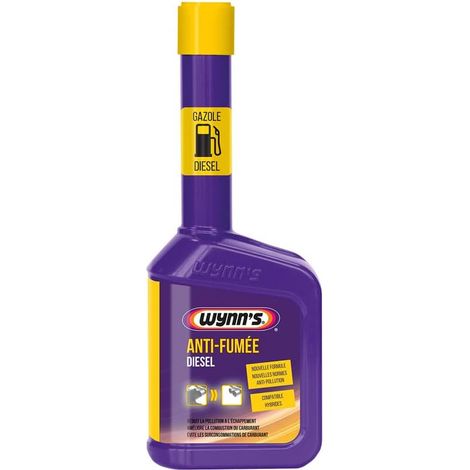 Additif traitement anti fumée diesel 325 ml – W67971 – Réduit la consommation et les émissions – Compatible moteurs diesel et hybrides – Wynns
