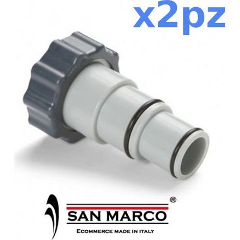 2 Adattatore 32/38 mm per filtro sabbia Intex 10849