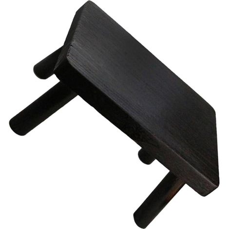 Table Basse Rectangulaire Massif Tabouret Pratique pour Baie Vitrée et Chambre Design Naturel et Compact Surface Stable (1/5)