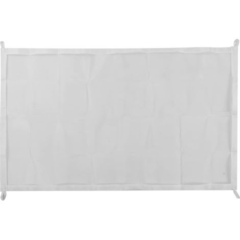 Barrière Rétractable pour Chien, Clôture pour Chien, Porte D'isolation Intérieure, sécurité Portable, Pliable, Escamotable, Porte pour Chien D'escalier pour Chat (Blanc) (1/5)