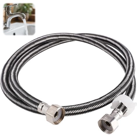1.2m Tuyau Tressé G1/2" X G1/2", Flexible de Douche Universel, de Douche En Acier Inoxydable, de Raccordement, Anti-Explosion Résistant à Haute Température Anti-Torsion Tuyau de Douche (1/5)