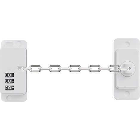 Verrou pour porte de réfrigérateur et congélateur — Serrure à combinaison à 3 chiffres, dispositif de sécurité sans clé pour réfrigérateur serrure de sécurité pour placard (1/5)