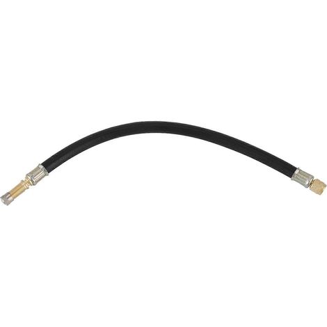 Adaptateur universel pour valve de pneu avec rallonge de tuyau d'air, compatible avec les voitures, motos, camions et camping-cars.