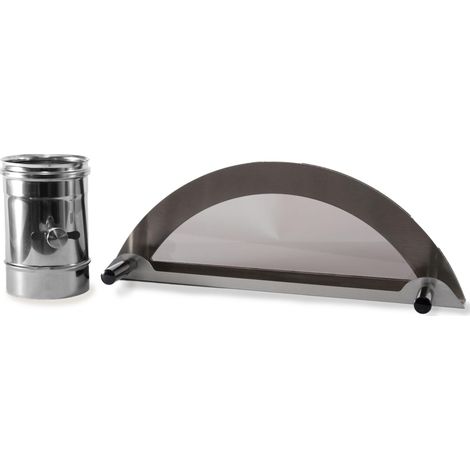 Alfa Forni Kit 2 Pizzas acero para barbacoa horno pizza