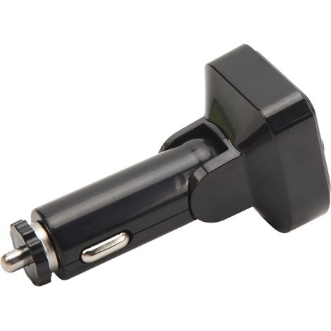 Émetteur sans fil pour voiture, adaptateur FM mains libres, lecteur de musique, 2 ports de chargement, éclairage 7 couleurs, accessoires auto, alimentation 12-24 V CC (1/5)