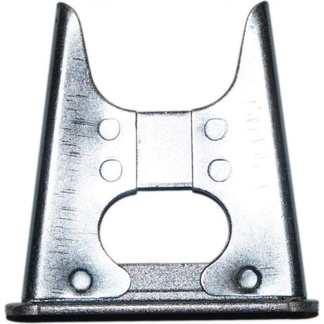 Plombelec – Pied amovible pour radiateur 65 mm – Support de fixation chauffage central – Hauteur 10 cm – Accessoire Lamella Finimétal