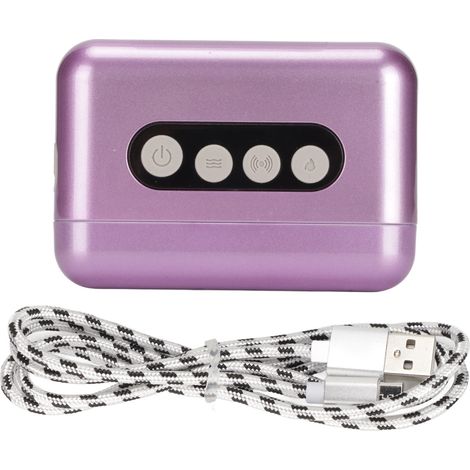 Brosse de massage électrique 5 vitesses, grattoir corporel rechargeable, chauffante pour méridiens, usage domestique, soin bien-être. (1/5)
