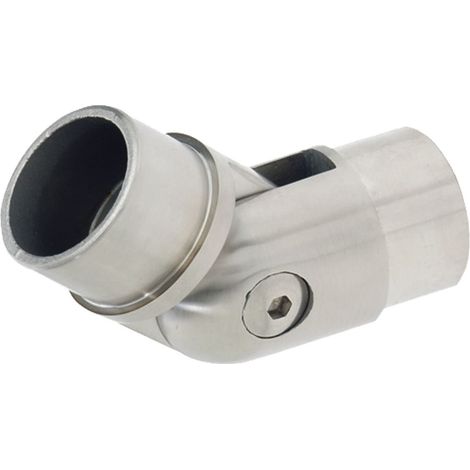 CROSO Gelenkstück für Rohr ø 42,4 x 2,0 mm, Edelstahl geschliffen V2A