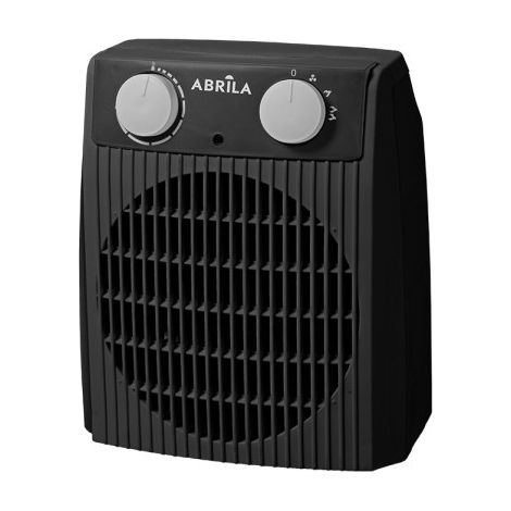 Termoventilatore Elettrico Nairobi Grigio/Nero 2000W 2 Potenze 3 Funzioni (22,9x19,4x13,3cm)