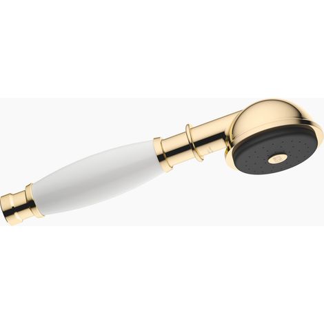 Dornbracht MADISON Metall-Handbrause mit Porzellangriff weiß, (1/4)